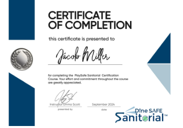 Certification example