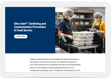 course landing page example