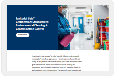 course start / landing page example